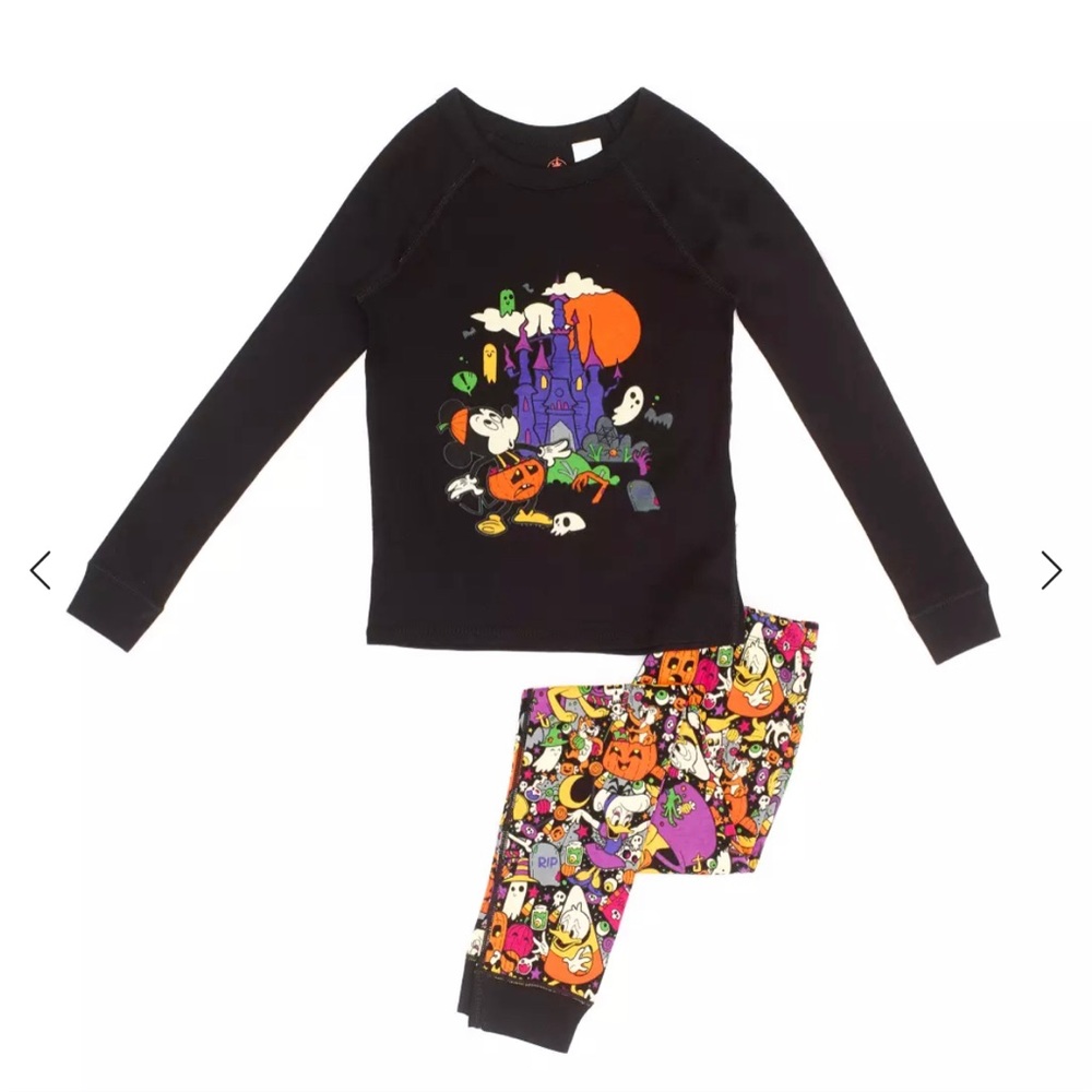 🎃 Disney Store Mickey and‎ Friends Halloween Pajamas For Kids